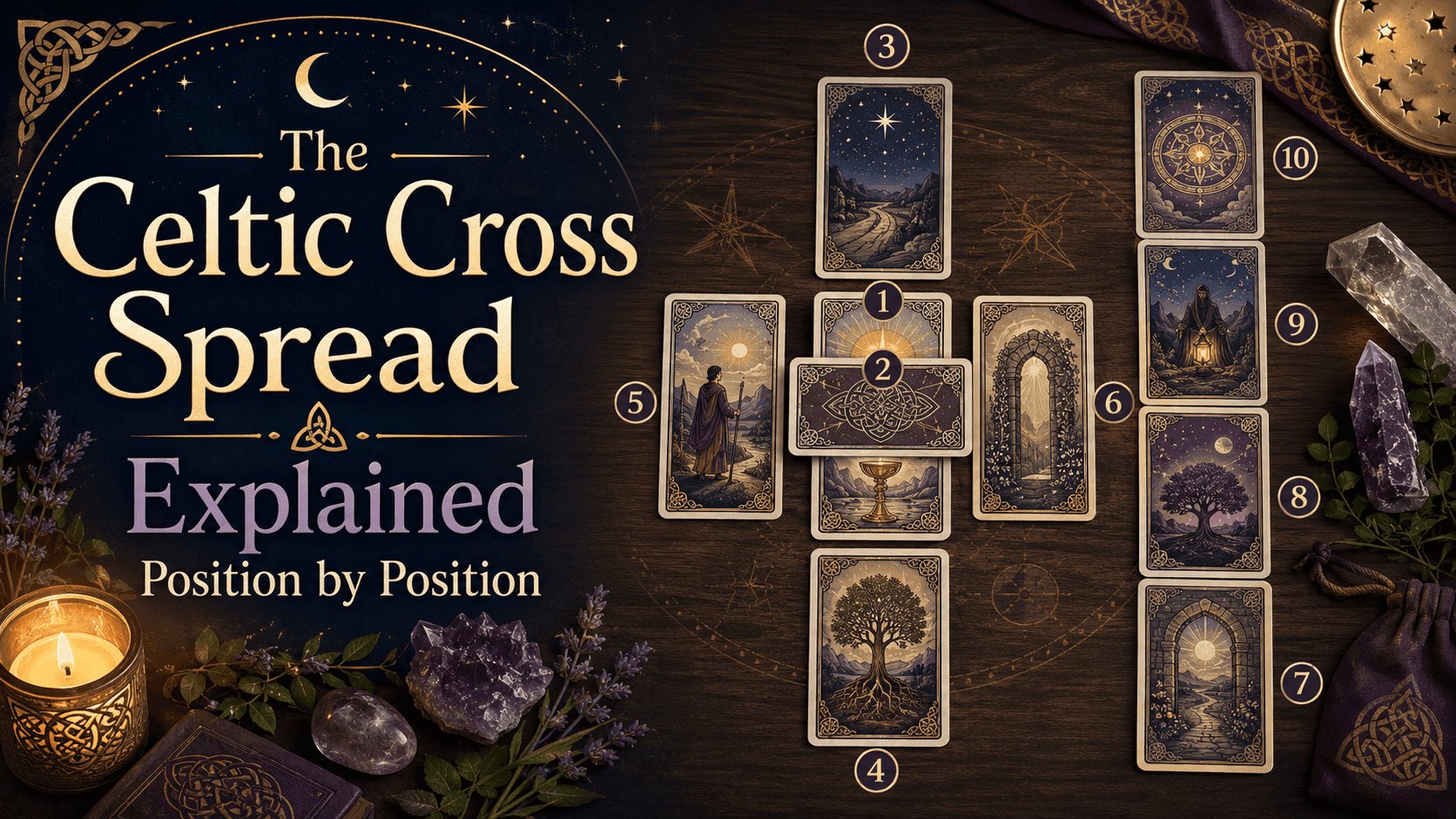 The Celtic Cross Spread Explained Position by Position