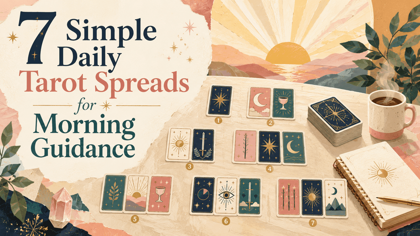 7 Simple Daily Tarot Spreads for Morning Guidance