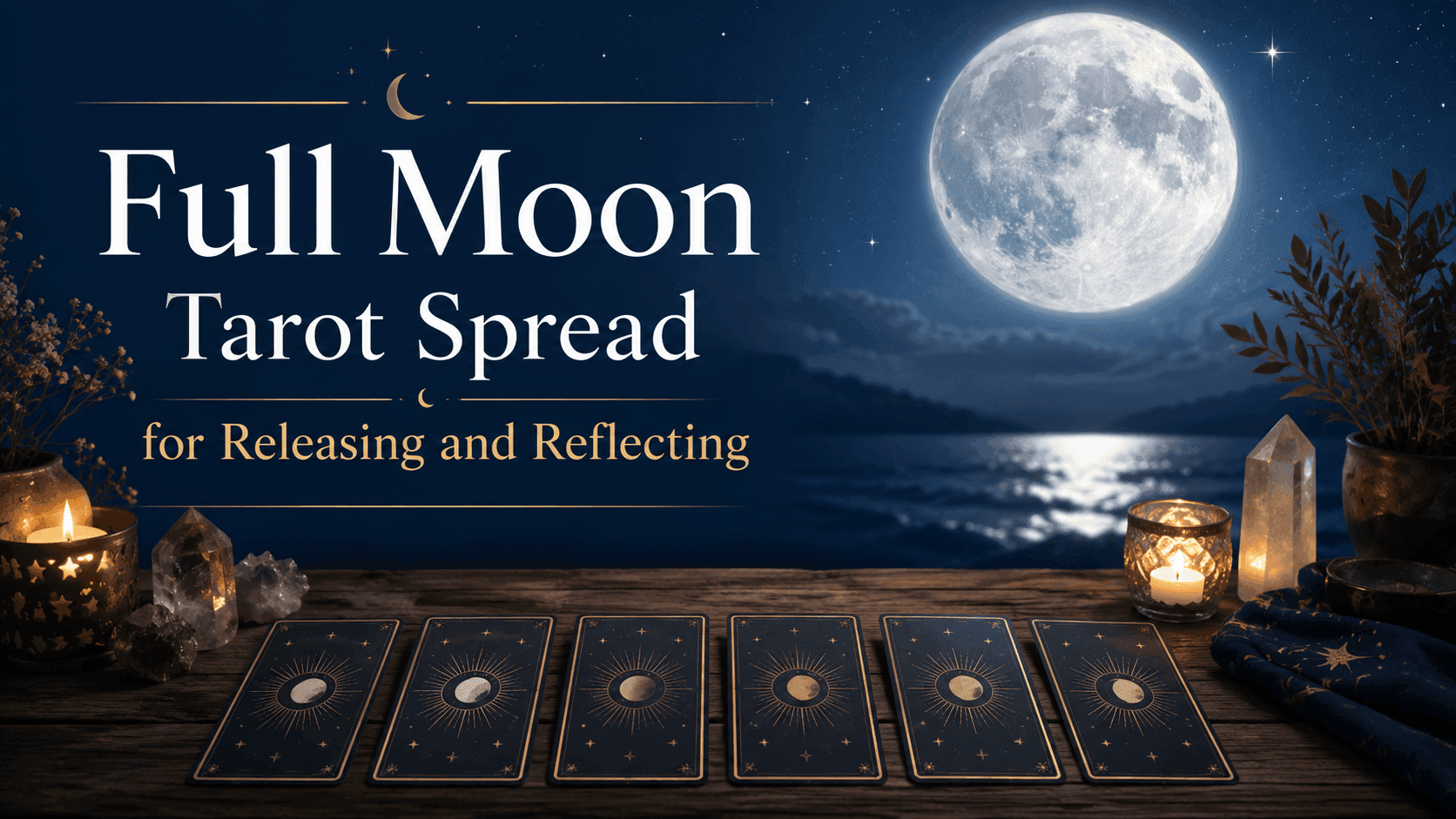 Full Moon Tarot Spread for Releasing and Reflecting