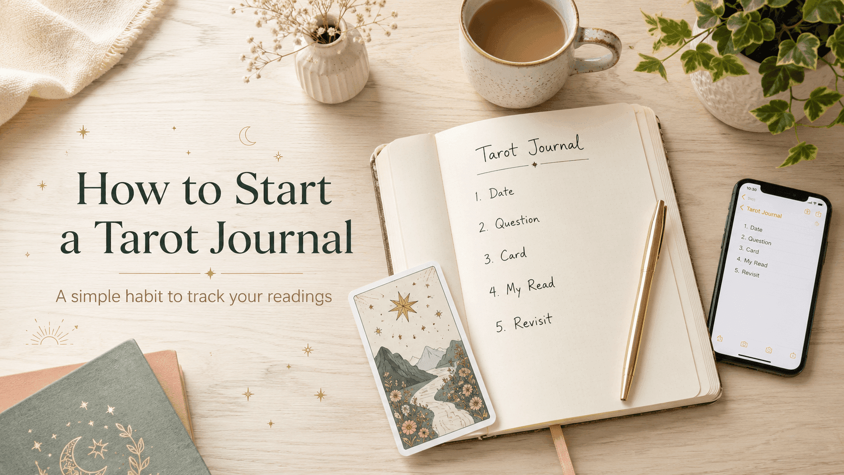 How to Start a Tarot Journal