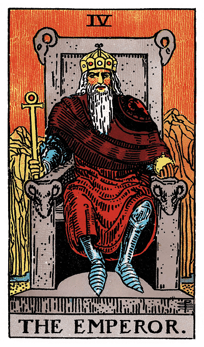 The Emperor tarot card