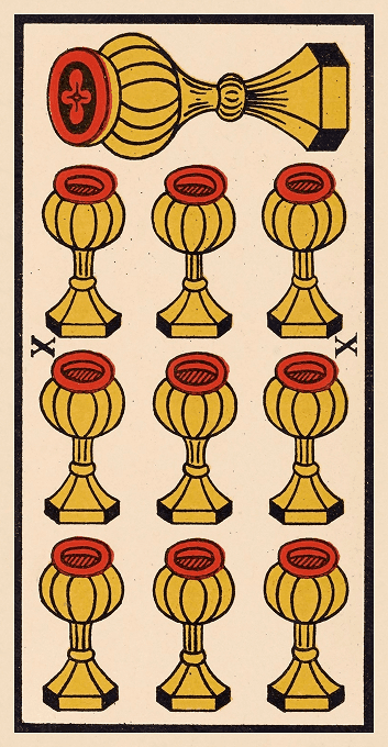 The Ten of Cups — Marseille version