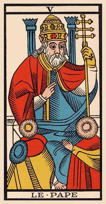 The The Hierophant — Marseille version