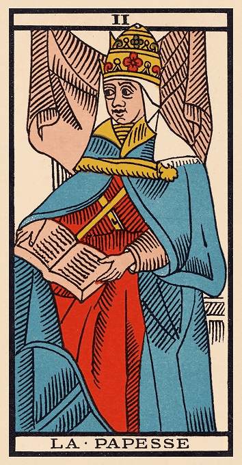 The The High Priestess — Marseille version