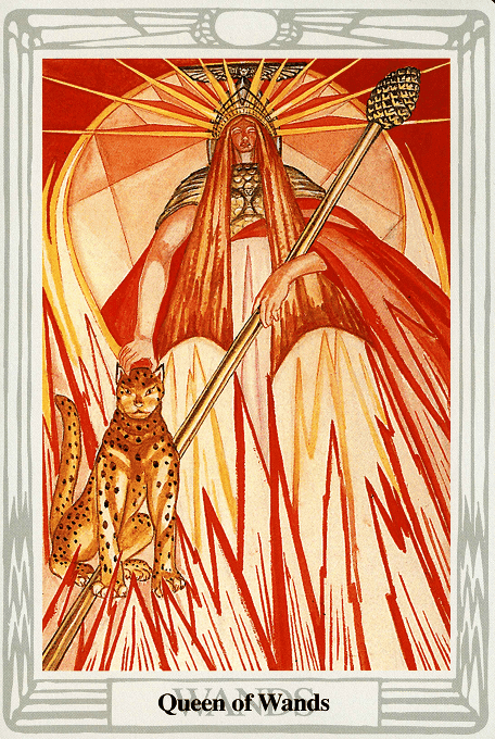 The Queen of Wands — Thoth version