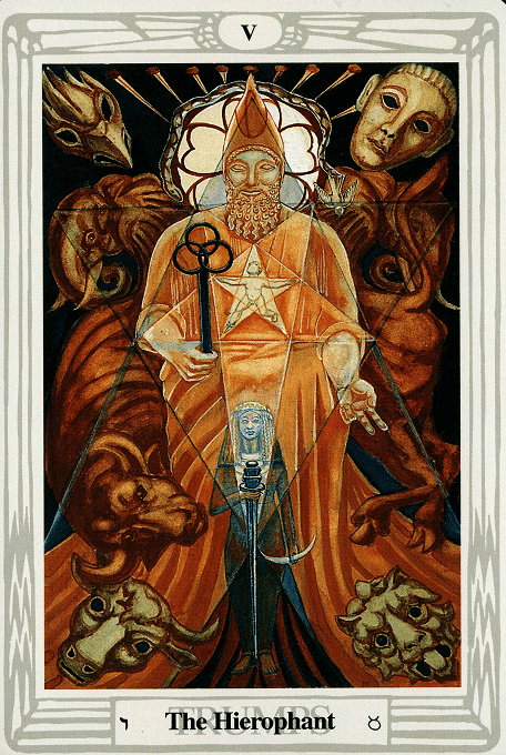 The The Hierophant — Thoth version
