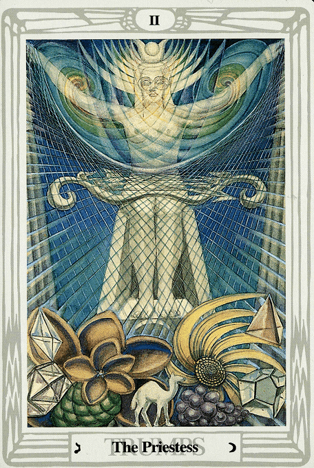The The High Priestess — Thoth version