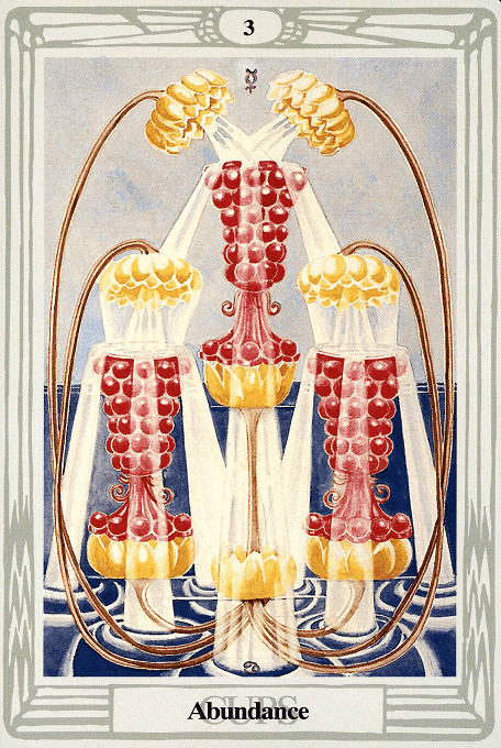 The Three of Cups — Thoth version